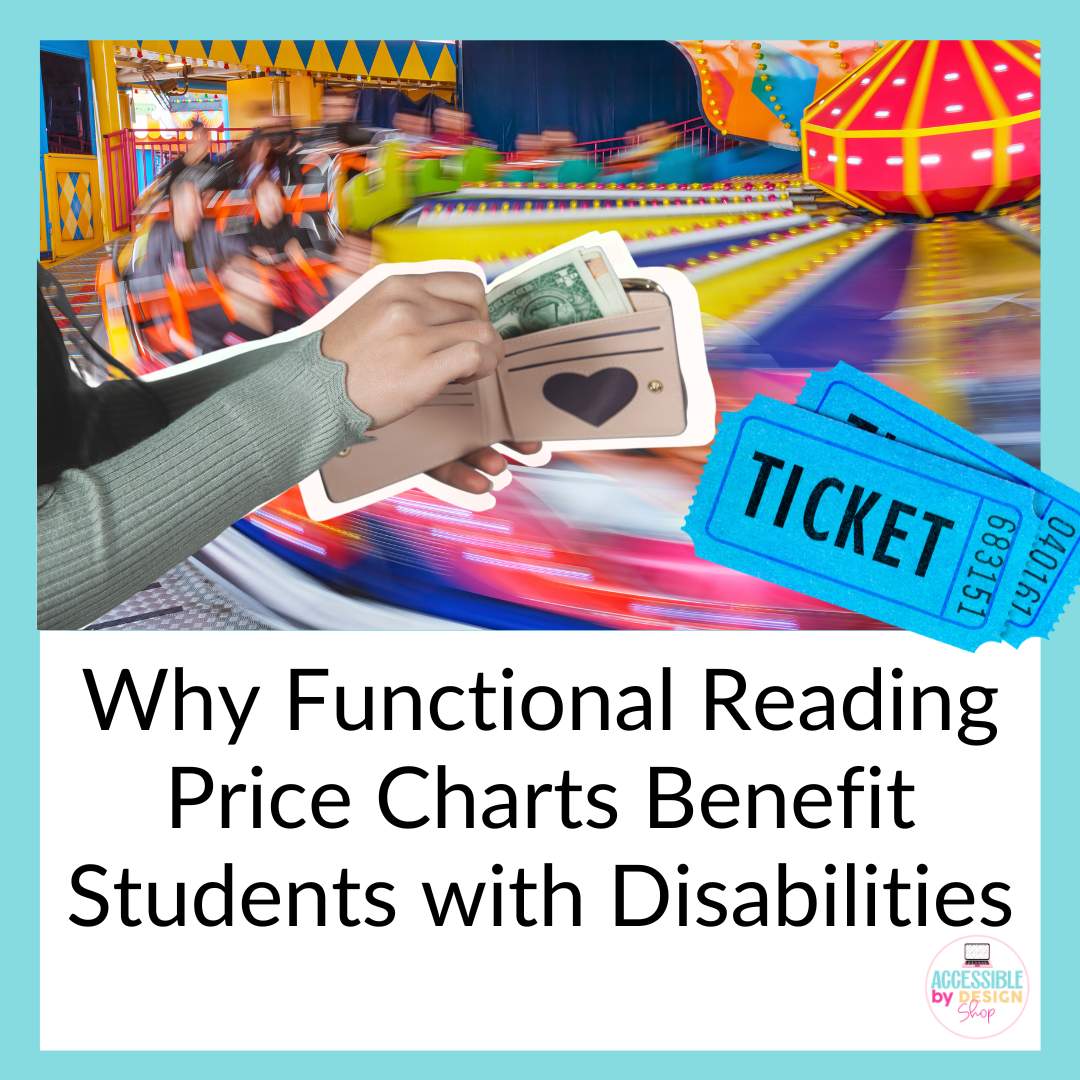 Why Functional Reading Price Charts Benefit Students with Disabilities